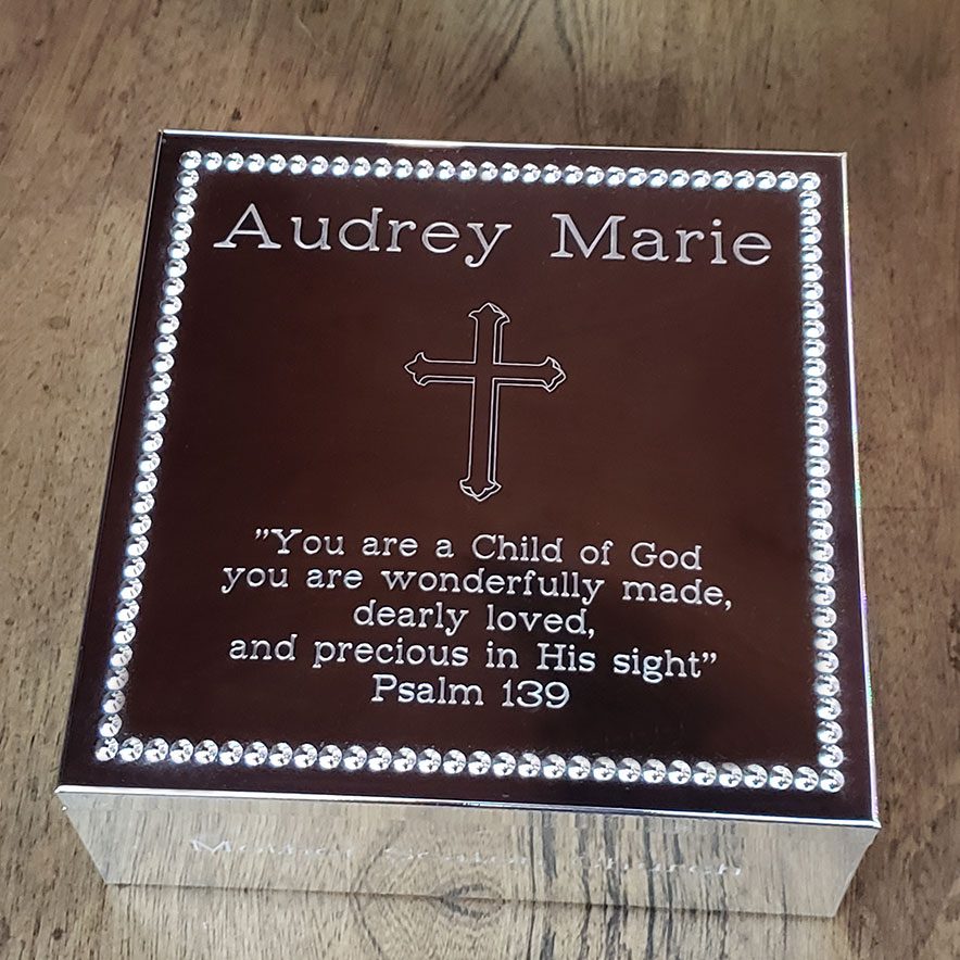 engravable jewelry box